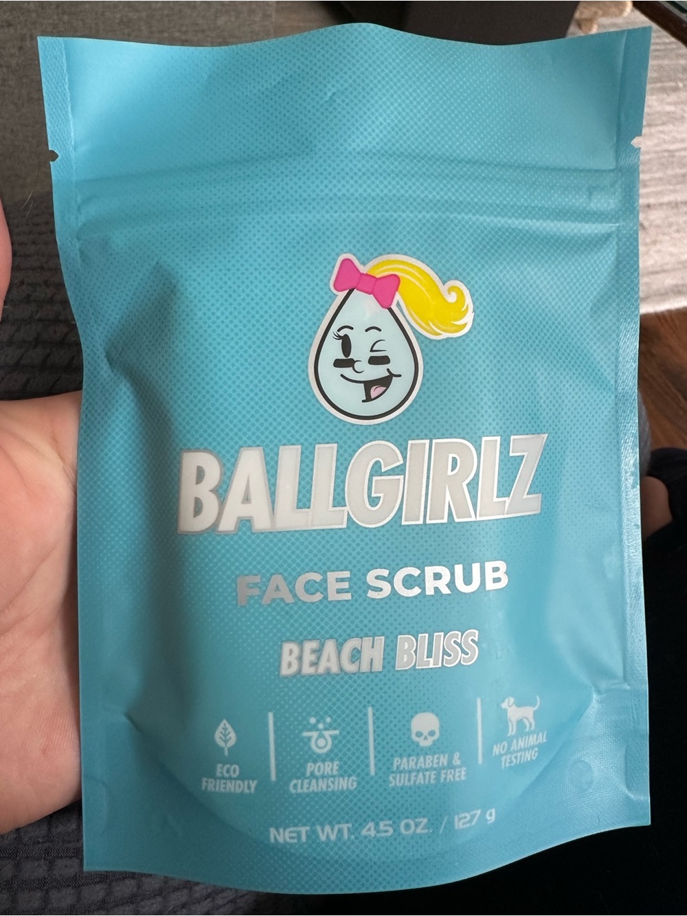 Ballgirlz Face Scrub — Blue